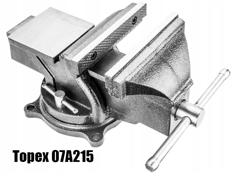 Лещата слюсарні поворотні настільні Topex 07A215, 150 мм, фото 1