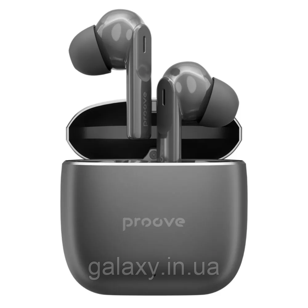 Навушники Proove Bluetooth гарнітура Cold Sound TWS gray/black, фото 1