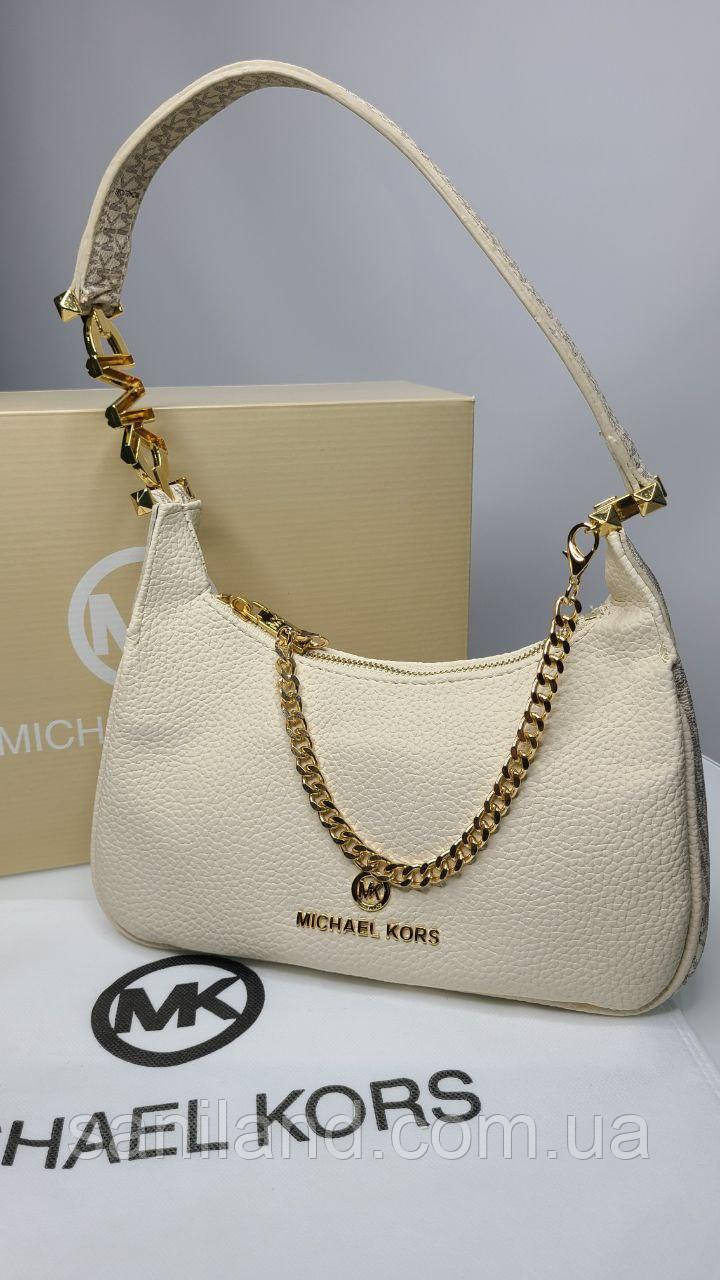 Повседневная женская сумка багет MICHAEL KORS Сумки высокого качества Элегантная удобная сумочка Сумки экокожа - фото 1 - id-p2052059405