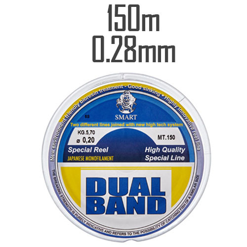 Леска Smart Dual Band 150m 0.28mm 13kg