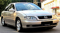 Лобовое стекло Opel Omega B (1994-2003) зеленый тон, серая полоса