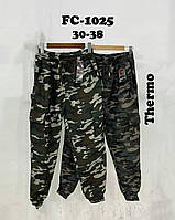 Мужские утепленные спортивные брюки оптом, 30-38 рр., Арт. Mar-FC-1025