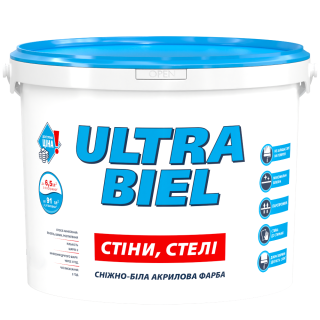 Акрилова фасадна для стін і стель Sniezka Ultra Biel 20 кг