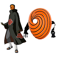 Маска Тоби Обито Учиха с мягким основанием из аниме Naruto, размер 24х17 см