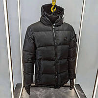 Чоловіча зимова куртка Stone Island CK5026 чорна