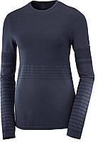 Женское термобелье реглан SALOMON SNTIAL WOOL LS TOP W sC16232 Синий, L