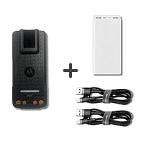 Батарея для рацій Motorola DP4400 (2800 mAh)+Xiaomi Mi Power Bank 3 20000 mAh+ 2шт кабель Baseus