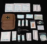 Аптечка підсумок Mil-Tec набір першої допомоги 43 елементи Койот 16025519, фото 4