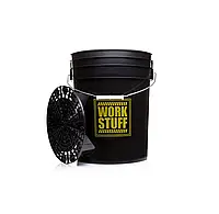 Відро чорне та грязеуловлювач для миття автомобіля - Work Stuff Detail Bucket Black & Separator