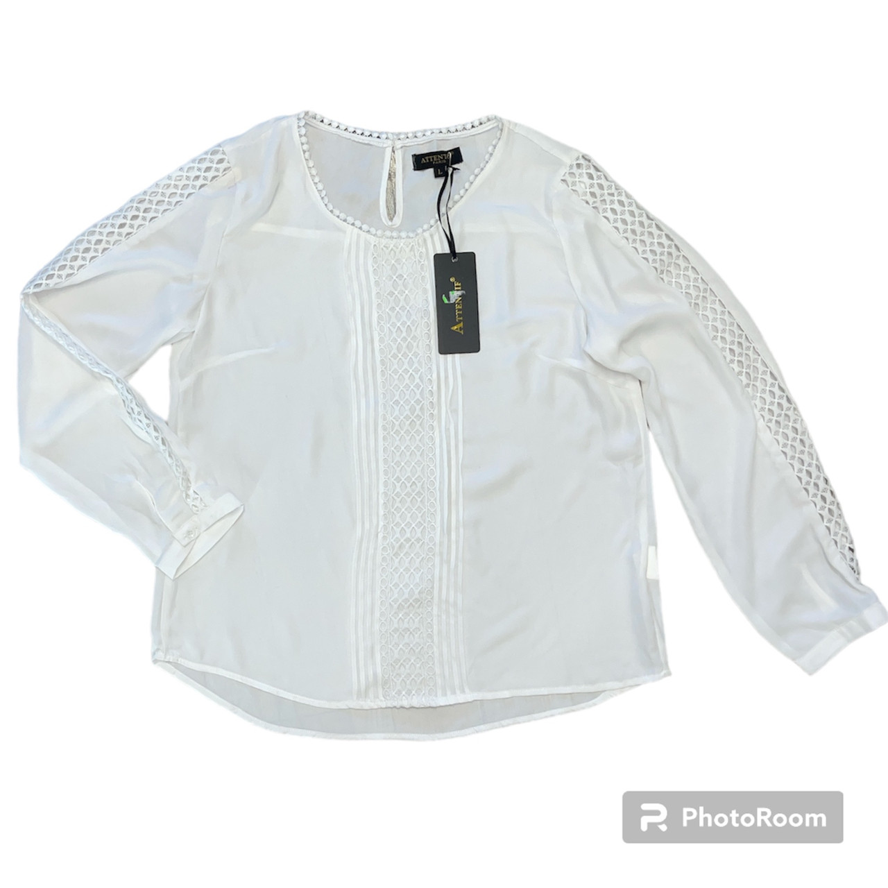 Блузка біла жіноча, блузка з мереживом, блузка однотонна, блузка в офіс, жіноча блузка