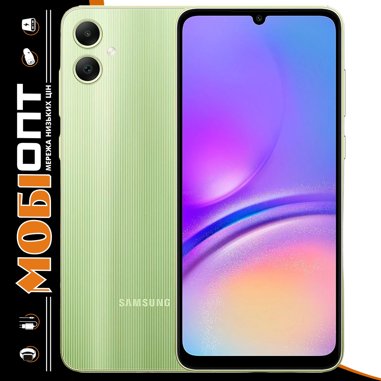 Смартфон Samsung Galaxy A05 4/128GB Light Green (SM-A055FLGGSEK) UA UCRF