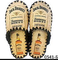 Мужские фетровые тапочки «Jack Daniels» Джек Дениелс размеры 40-47