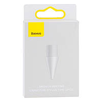 Накінечник для стилуса Baseus Tips 2 шт (для Apple Pencil, пенсила, айпада, універсальний) - Білий