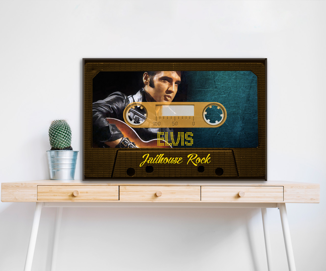 Ретро картина Музична касета "Молодий Елвіс Преслі"., фото 1