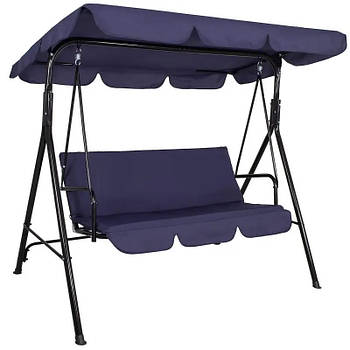 Садова гойдалка Just Garden Relax трьохмісна (синя)