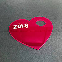 Палитра ZOLA для смешивания в форме сердца
