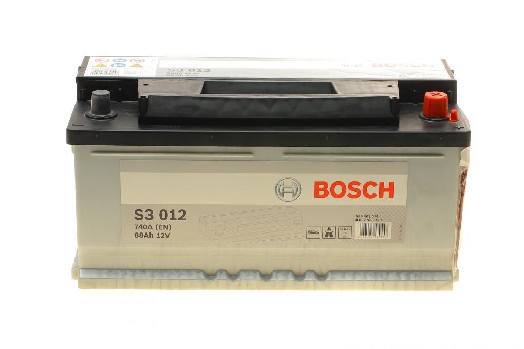 Акумуляторна батарея 88Ah/740A (353x175x175/+R/B13) BOSCH 0 092 S30 120 UA62