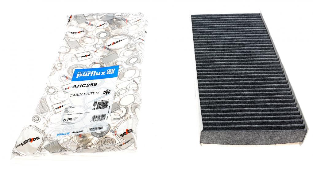 Фільтр салону Fiat Scudo/Citroen Jumpy/Peugeot Expert 1.6-2.0 HDi 07- (вугільний) PURFLUX AHC258 UA62, фото 1