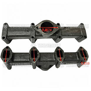 Колектор випускний КМ490ВТ