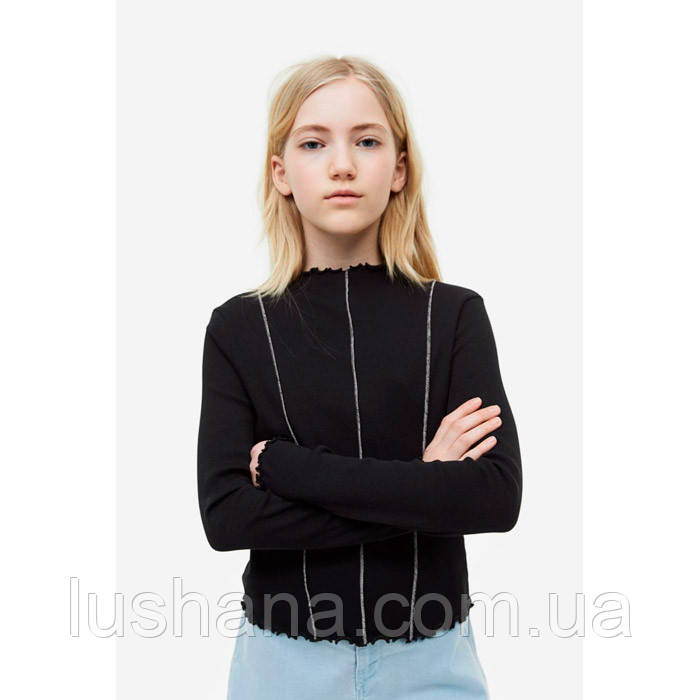 Дитяча трикотажна кофта гольф H&M на дівчинку р.146-152 - 10-12 років - школа, фото 1