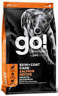 Корм для собак с лососем Гоу! GO! SKIN+COAT Salmon Recipe with grain dog formula  11,4 кг