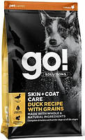 Корм для собак с уткой  Гоу! GO! SKIN + COAT Duck Recipe with grain dog formula  11,4 кг