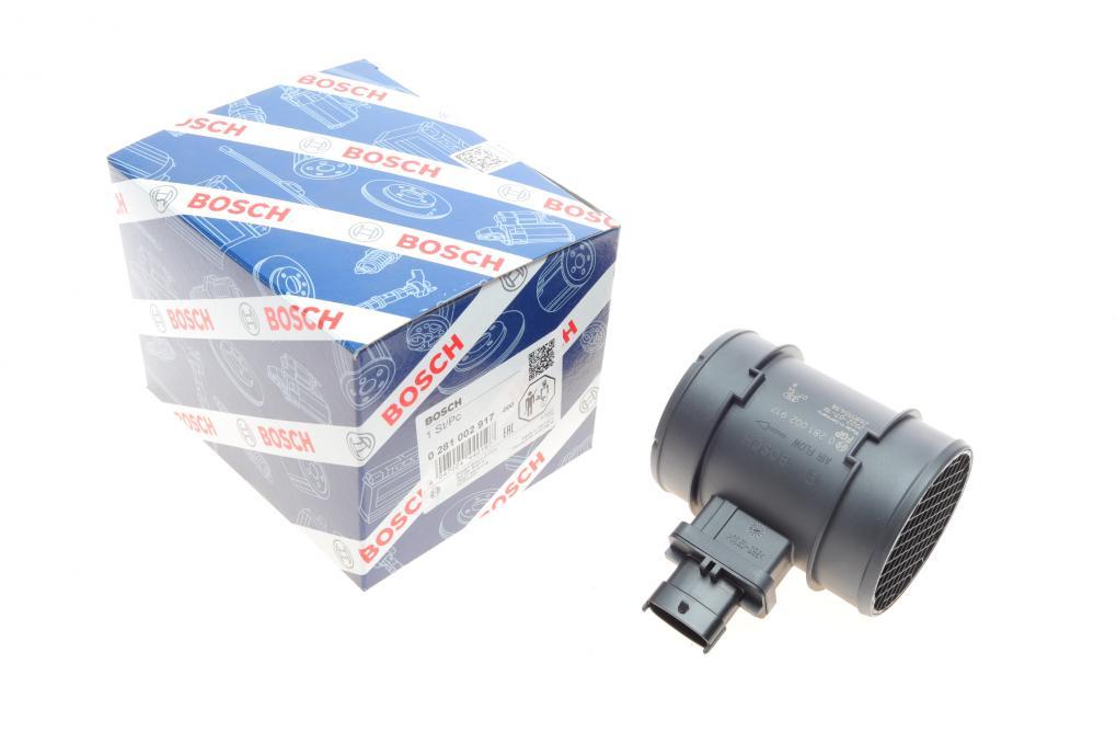 Витратомір повітря Fiat Doblo 1.3/1.6 Multijet 10- BOSCH 0 281 002 917 UA62, фото 1