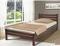Кровать односпальная Престиж Эко 80х200 сосна орех темный усиленные ламели Meкано купить в Одессе, Украине