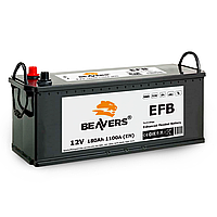 Аккумулятор 6СТ-180 (L+) BEAVERS EFB 1100А