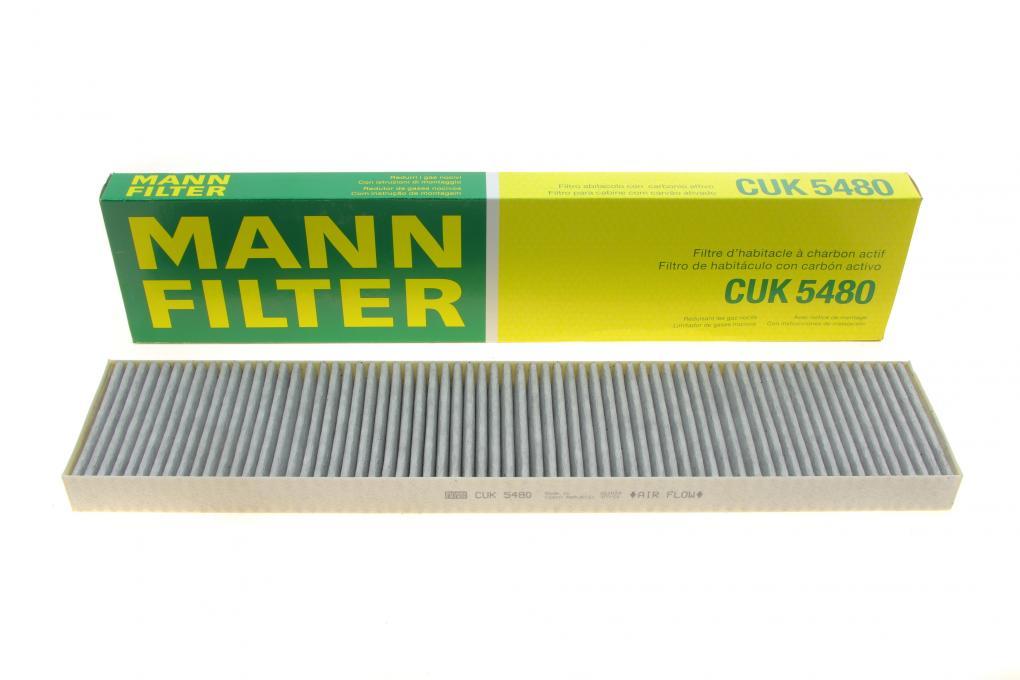 Фільтр салону VW Sharan/Ford Galaxy 95-10 (вугільний) MANN-FILTER CUK 5480 UA62