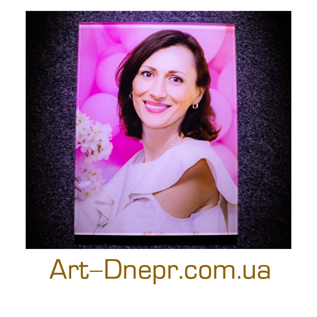 Фотоскло прямокутної форми 130х180х12 мм, фото 1