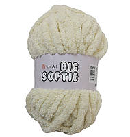 YarnArt BIG SOFTIE (Біг Софті) № 745 кремовий (Пряжа мікрополіестр, нитки для в'язання)