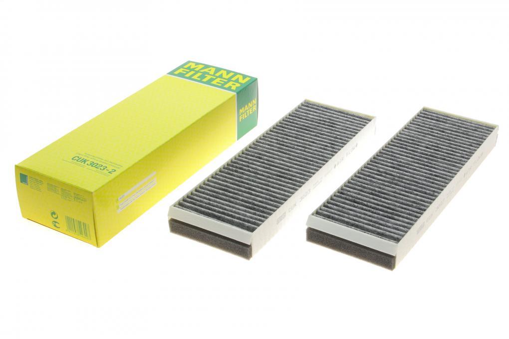 Фільтр салону Audi A6 2.0/2.7TDI 04- (вугільний) MANN-FILTER CUK 3023-2 UA62