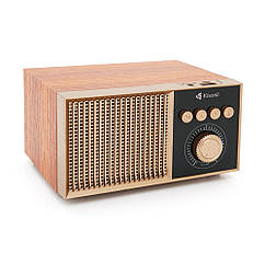 DR Колонка Kisonli G10 Bluetooth 5.0, 1х5W, 1200mAh, USB/TF/BT/FM/AUX, DC: 5V/1A, Brown, BOX, Q50