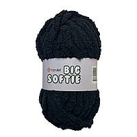 YarnArt BIG SOFTIE (Биг Софти) № 742 черный (Пряжа микрополиэстр, нитки для вязания)