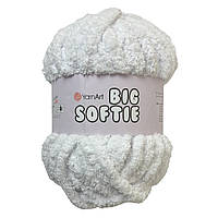YarnArt BIG SOFTIE (Биг Софти) № 741 белый (Пряжа микрополиэстр, нитки для вязания)