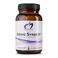 Designs for Health Iodine Synergy / Йод и селен для поддержки щитовидной железы 120 капсул