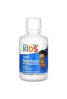 California gold nutrition, Calcium Kids, рідкий кальцій із магнієм для дітей, апельсин, 473 мл