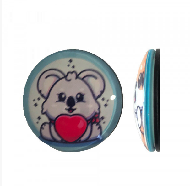 Універсальний тримач для телефону PopSocket (попсокет) Glass 3D Coala 6