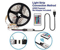 Светодиодная SMD5050 5M DC5V USB LED Strip Light TV