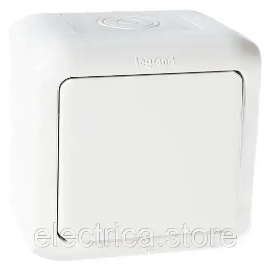 Forix Вимикач 1-клавішний IP44 10A, білий 782360, фото 1