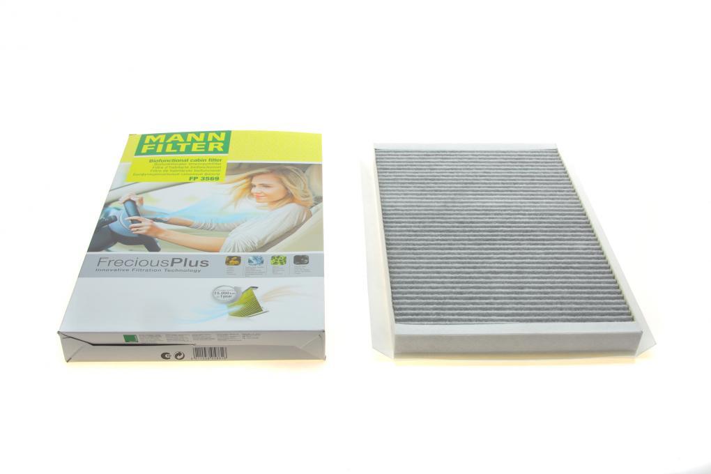 Фільтр салону MB Sprinter/VW Crafter 06- (вугільний) (антиалергенний) MANN-FILTER FP 3569 UA62