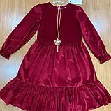 Сукня 
Тканина : Замш діагональ 
Розмір 122-128-134-140-146
Ціна : 470, фото 3