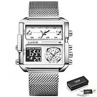 Часы Lige Maxi LG8925 Original (Silver)-ЛBР