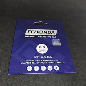 Термопрокладка Fehonda Original 100x100x0.5mm (8W/m*k) (TF)