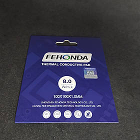 Термопрокладка Fehonda Original 100x100x1mm (8W/m*k) (TF)