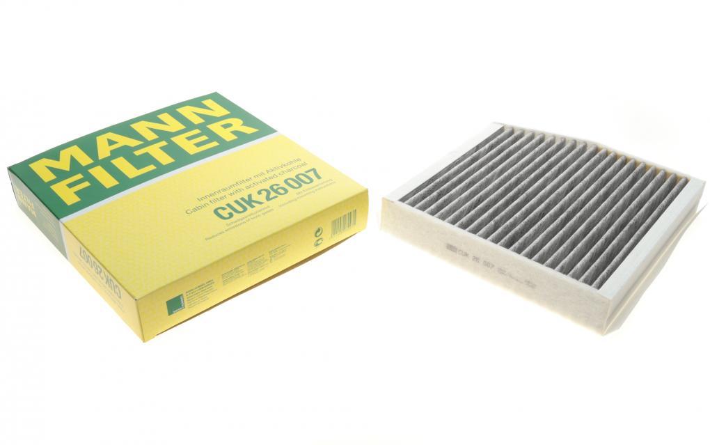 Фільтр салону MB A-class (W176)/B (W246/W242) 11-/Infiniti Q30 15-(вугільний) MANN-FILTER CUK 26 007 UA62