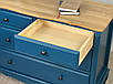 Комод синій "Моне" з натурального дерева з дубовою кришкою та фурнітурою Blum, фото 10