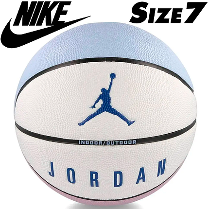 М'яч баскетбольний спортивний ігровий м'яч для баскетболу Nike Jordan Ultimate 2.0 8p Deflated, розмір №7, фото 1