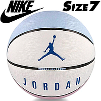 Мяч баскетбольный спортивный игровой мяч для баскетбола Nike Jordan Ultimate 2.0 8p Deflated, размер №7